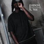 Mertra × Umbro Training Tee (Black / Blue) - Image 6