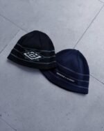 MERTRA x Umbro Warm Up Beanie Black and navy